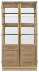Banyon Bay Display Cabinet Desert Oak - Light Brown by Hooker Furniture - View 8