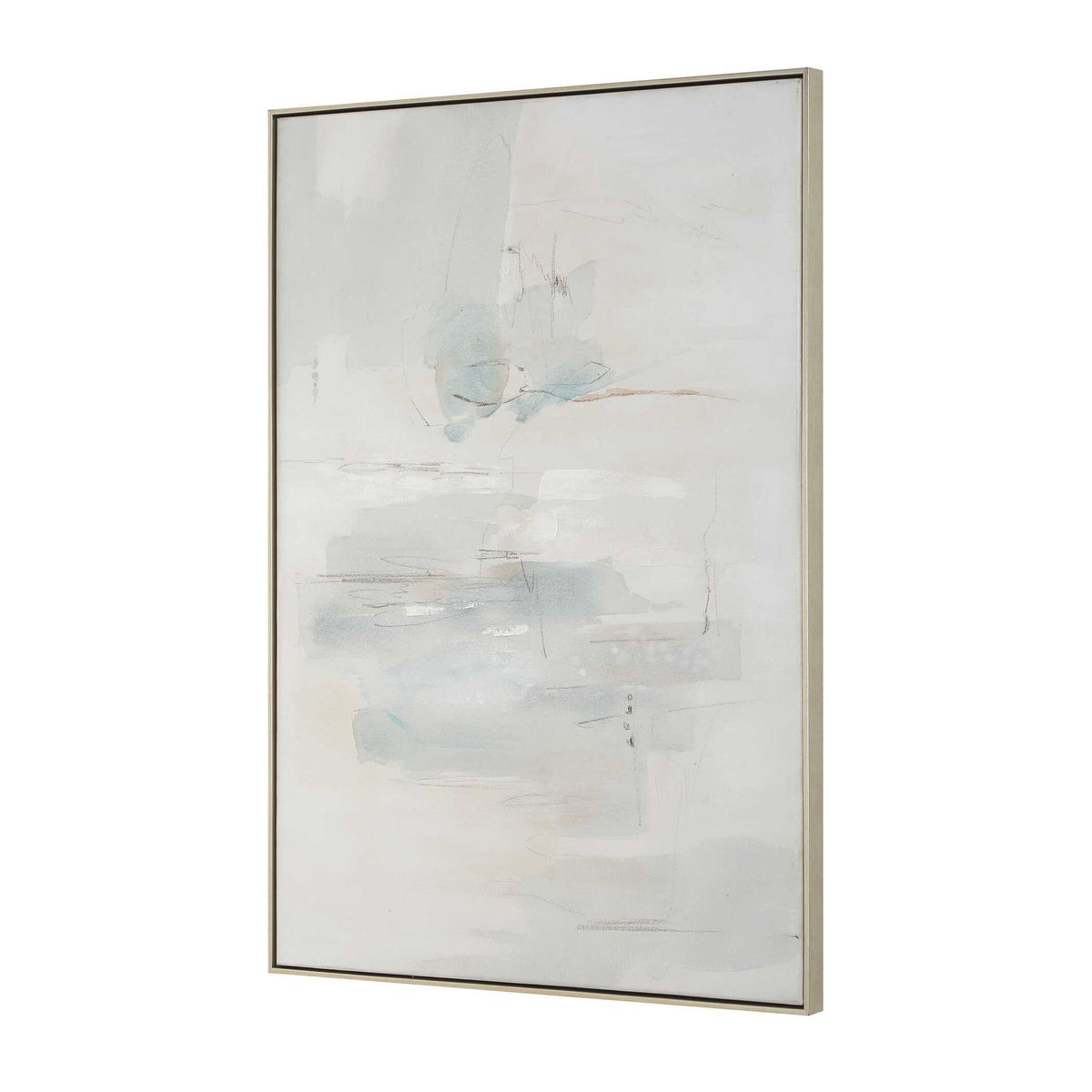 One And Only Hand Painted Abstract Art - Gray by Uttermost - View 4