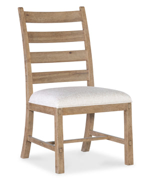 Vineyard Row Ladderback Side Chair (Set of 2) Beige - Light Brown / White by Hooker Furniture - View 1