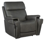 Lyra Zero Gravity Power Recliner With Power Headrest - Dark Gray by Hooker Furniture - View 5
