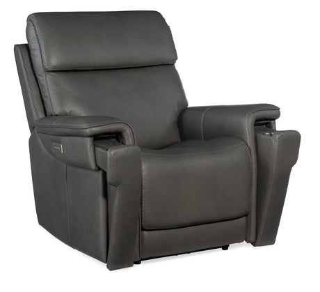Lyra Zero Gravity Power Recliner With Power Headrest - Dark Gray by Hooker Furniture - View 5