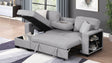 Pinto Modern Style Sectional Sofa Made with wood and Velvet Material in Gray (NJ Inventory) - sold by Home Elegance USA