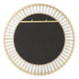 Denali Textured Glass Round Mirror - Silver by Uttermost - View 6