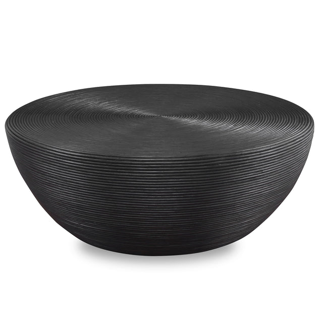 Bongo Rattan Coffee Table - Black by Uttermost - View 1
