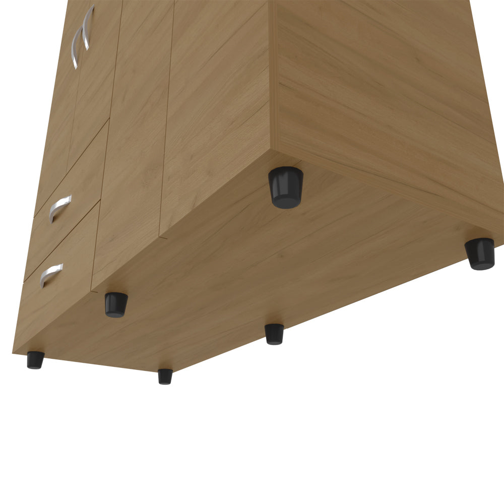 Crafton Armoire, Bedroom, Natural Oak - sold by Home Elegance USA