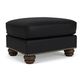 Bexley Leather Ottoman, Nailhead Trim | Flexsteel