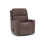 Catalina Transitional Fabric Swivel Gliding Recliner | Flexsteel