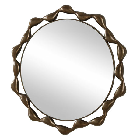 Remolino Round Mirror - Bronze by Uttermost - View 4