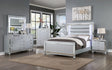 Calandria - 5 Piece Queen Bedroom Set With Chest - Silver