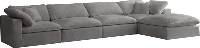 Cozy - Modular Sectional Cloud - Grey - 634Grey - Sec5A - Home Elegance USA - 1