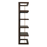 Kai Etagere Dark Walnut - Dark Brown by Uttermost - View 4