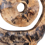 Corkscrew Wood Wall Decor (Set of 9) - Light Brown by Uttermost - View 6