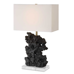 Basalt Black Stone Table Lamp by Uttermost - View 1
