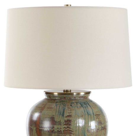 Olisa Table Lamp - Green by Uttermost - View 5