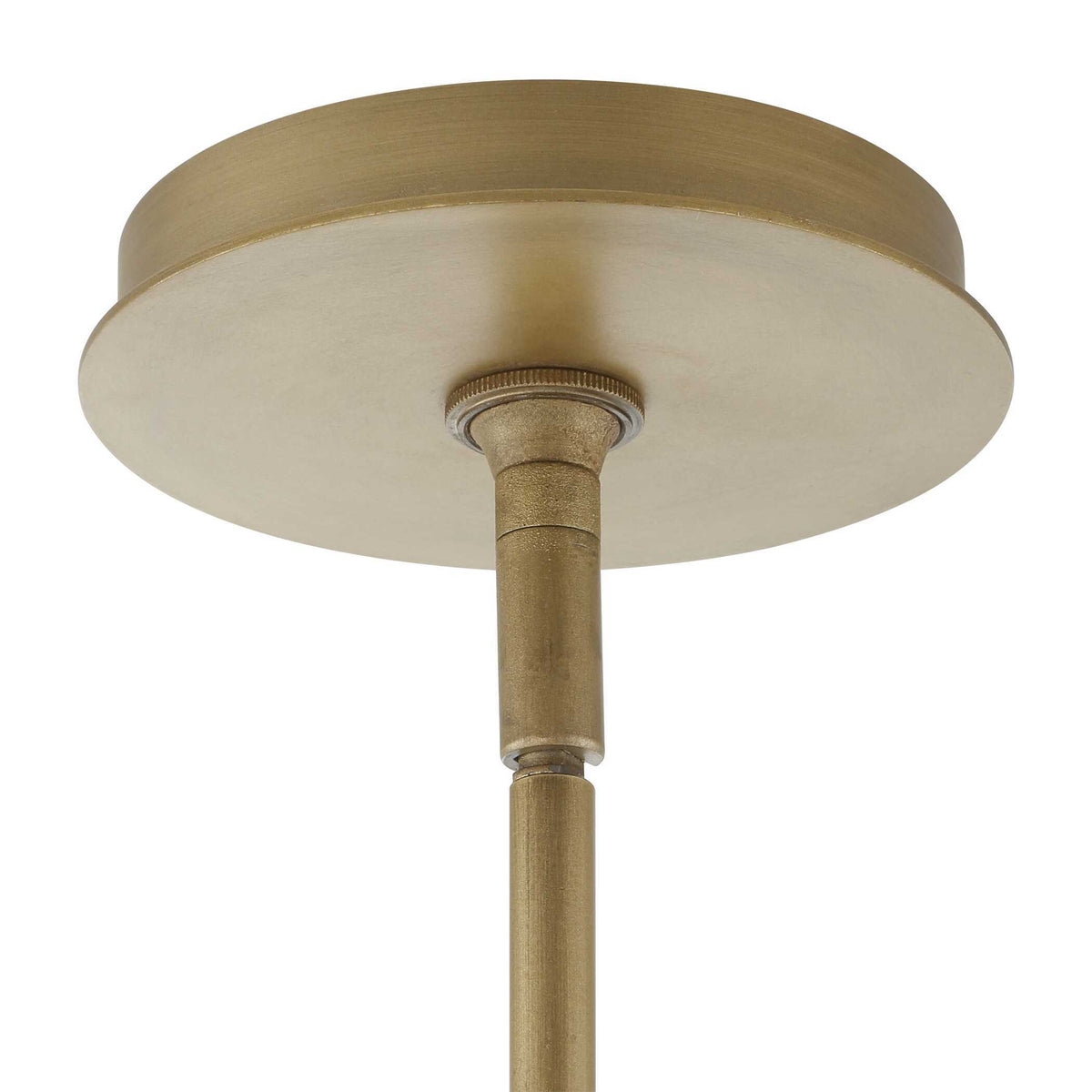 Valencia 6 Light Glass Panel Pendant - Gold / White by Uttermost - View 11