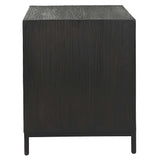 Aiken Geometric Cabinet / End Table - Black by Uttermost - View 4