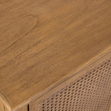 Coast 2 Door Rattan Cabinet Woodtone - Light Brown by Uttermost - View 7