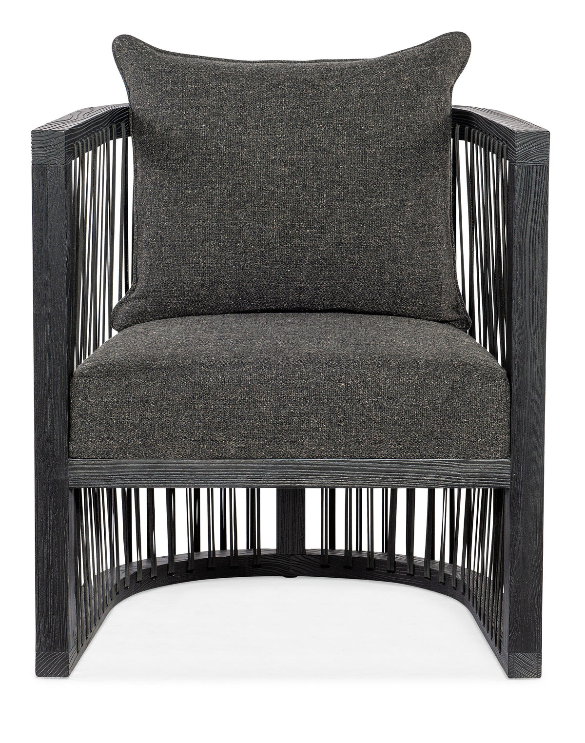 Wilde Club Chair - Dark Gray by Hooker Furniture - View 4