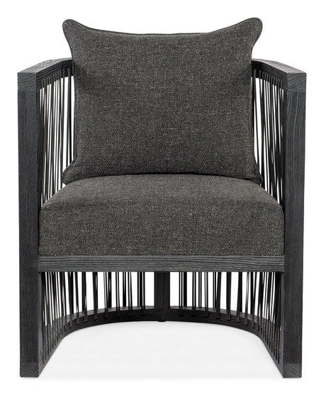 Wilde Club Chair - Dark Gray by Hooker Furniture - View 4