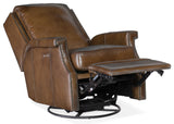 Collin Power Swivel Glider Recliner - Dark Brown by Hooker Furniture - View 3