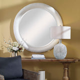 Mariner Round Mirror - White by Uttermost - View 2