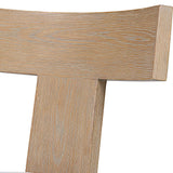 Idris Armless Chair Natural White & Light Brown - White / Light Brown by Uttermost - View 7
