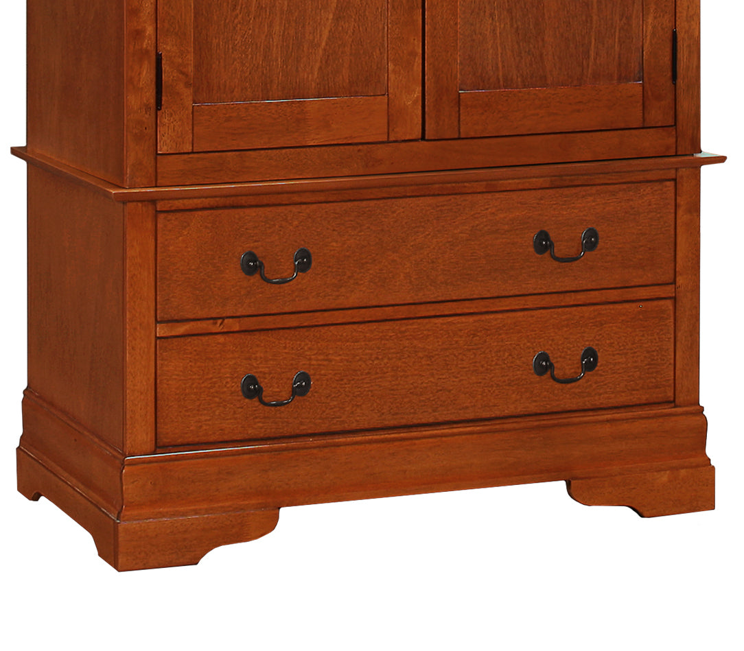 Elegant Oak Armoire For Timeless Storage - sold by Home Elegance USA