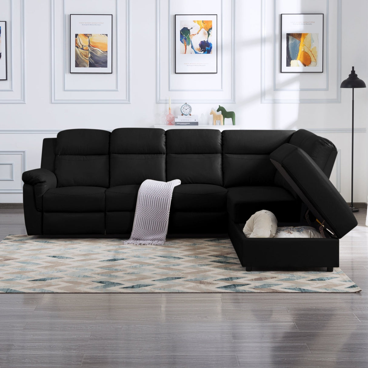 110.2'' Manual Reclining Sectional Sofa - W223S00501 - image - 2