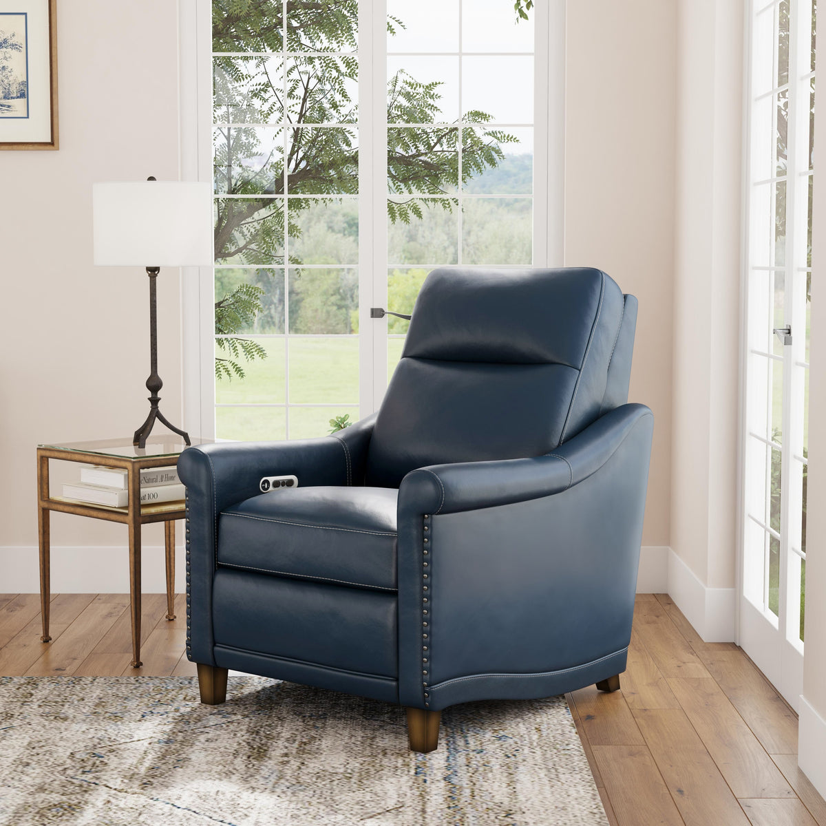 Elizabeth Power Recliner With Power Headrest - Sea | Flexsteel