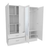 Armoire Ron, Bedroom, White - sold by Home Elegance USA