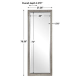 Cacelia Metallic Mirror - Silver by Uttermost - View 6