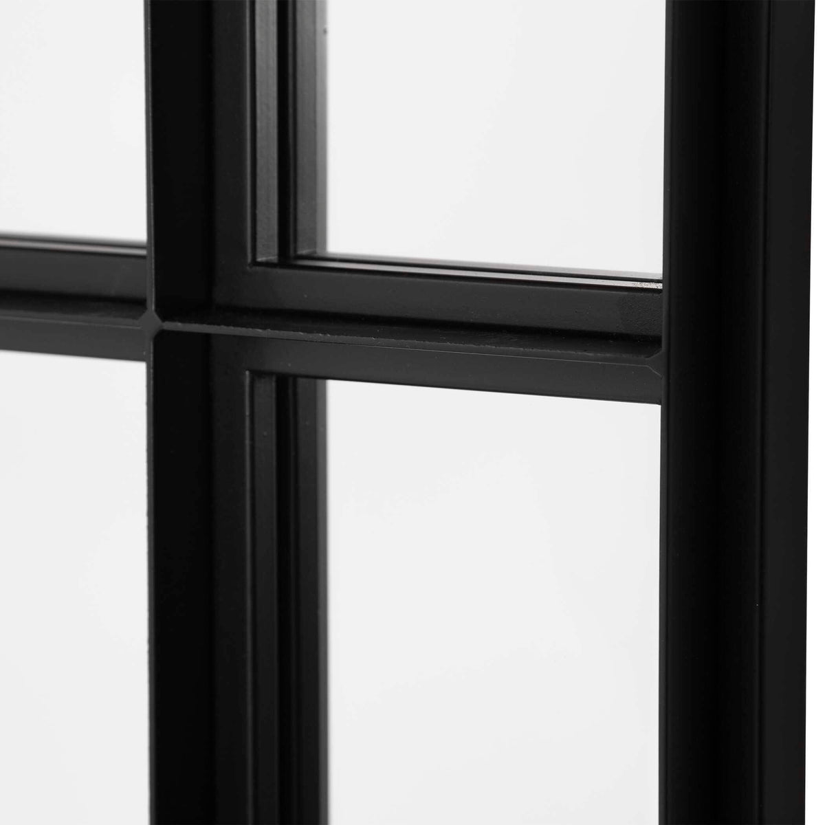 Atticus Large Rectangular Mirror - Black by Uttermost - View 4