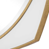 Estella Round Mirror - Gold / White by Uttermost - View 5