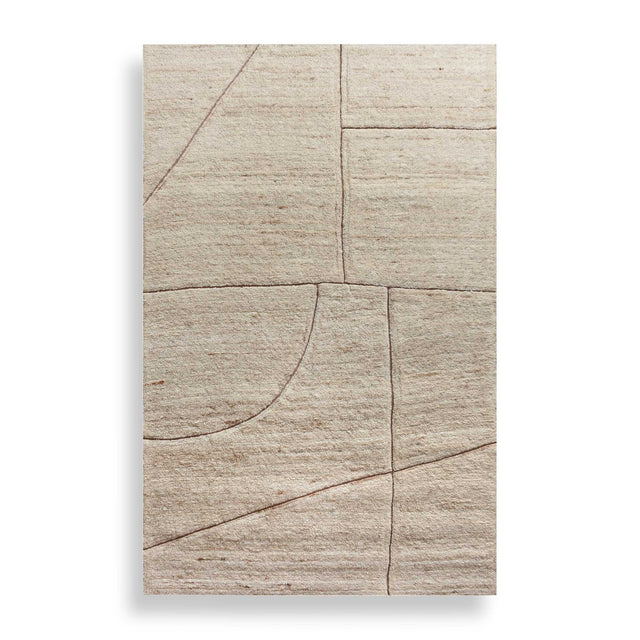 Kenyan Geometric 9 X 12 Rug - Light Brown by Uttermost - View 1