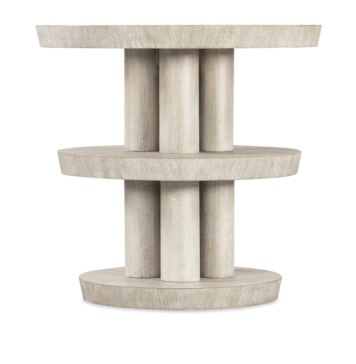 Modern Mood Round Side Table - Beige by Hooker Furniture - View 1