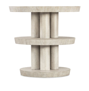 Modern Mood Round Side Table - Beige by Hooker Furniture - View 1