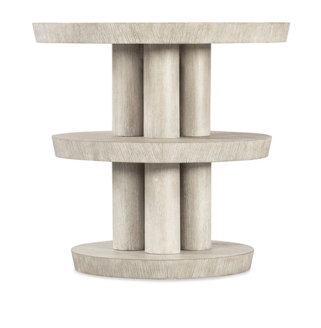 Modern Mood Round Side Table - Beige by Hooker Furniture - View 1