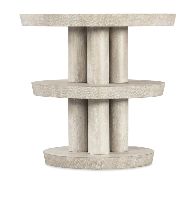 Modern Mood Round Side Table - Beige by Hooker Furniture - View 1