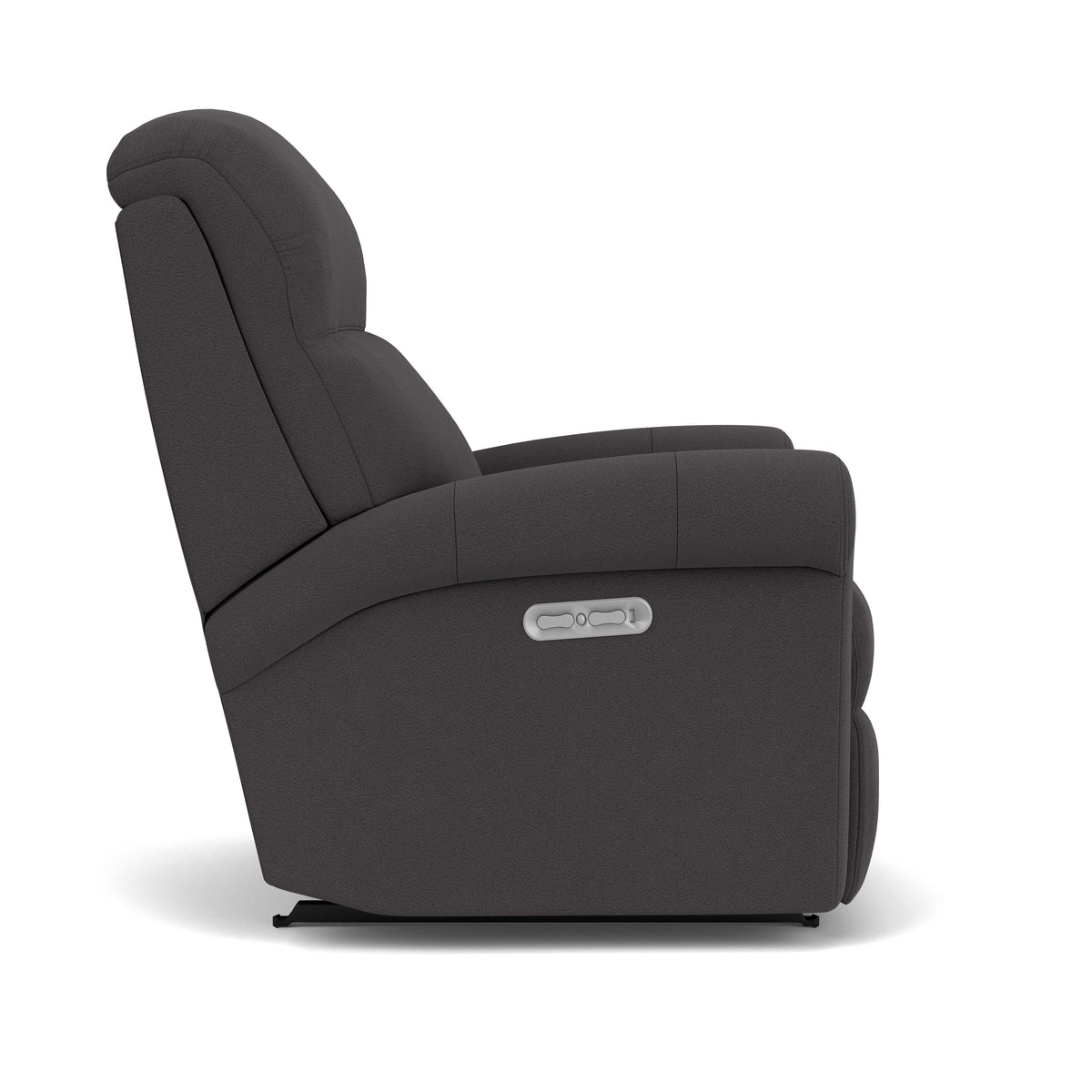 Davis Traditional Leather Power Rocking Recliner, Power Headrest | Flexsteel