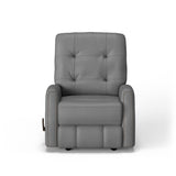 Devon Transitional Leather Rocking Recliner, Nailhead Trim | Flexsteel