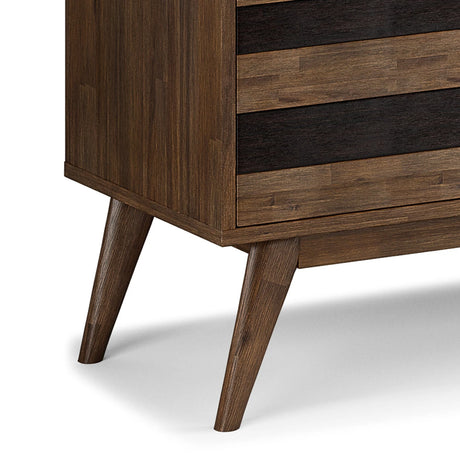 Clarkson - TV Stand - Rustic Natural Aged Brown - sold by Home Elegance USA