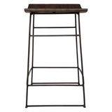 Thura Counter Stool Walnut - Dark Brown by Uttermost - View 4
