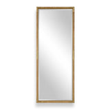 Kampar Full Length Rattan Tall Mirror - Gold by Uttermost - View 1