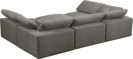 Cozy - Modular Sectional 6 Piece Cloud - Grey - 634Grey - Sec6C - Home Elegance USA - 2