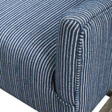 Galiot Wingback Accent Chair - Blue / White by Uttermost - View 7