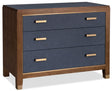 Melange Gene Accent Drawer Chest - Dark Brown / Blue by Hooker Furniture - View 1