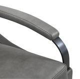 Andes Power Recliner With Power Headrest - Dark Gray by Hooker Furniture - View 7