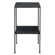 Sherwood Square Marble Accent Table - Black by Uttermost - View 1