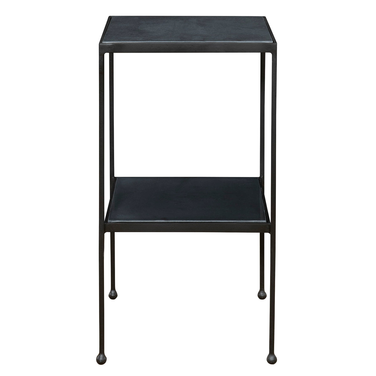 Sherwood Square Marble Accent Table - Black by Uttermost - View 1