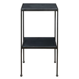 Sherwood Square Marble Accent Table - Black by Uttermost - View 1